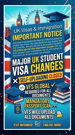 🚨 UK Visa BIG Update! Self Upload Closed ❌ Now VFS Will Handle All Documents 😱
