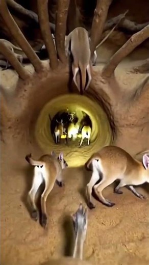 POV: Tiny Desert Hopper | Pygmy Jerboa Body Cam 🐭🏜️ #shorts