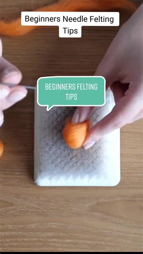 Beginners Needle Felting Tips