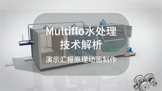 Multiflo水处理技术解析动画演示三维动画制作