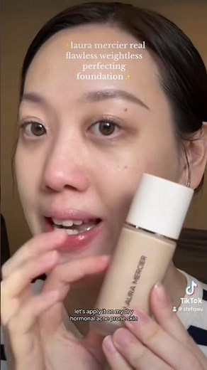 Laura mercier real flawless foundation up close! #foundationreview