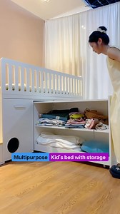 Multipurpose kid's bed with storage Space saving design Best wood work #reelsfbシ #fbreelsfypシ゚ #woodworking #SpaceSavingFurniture #HomeDecor #beddesign #kidsroomdecor | Unique Decor Ideas