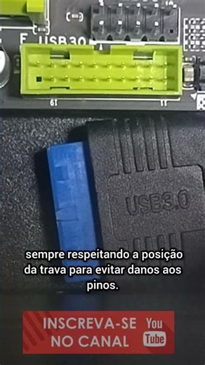 PARA QUE SERVE O CONECTOR AZUL DO GABINETE? 🔵 USB 3.0 EXPLICADO #VIDEO 06