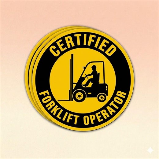 Certified Forklift Operator Sticker, Funny Warehouse Worker Vinyl Decal, Forklift Driver Gift, Tradesman Tool Box Decor, Waterproof Sticker - Etsy