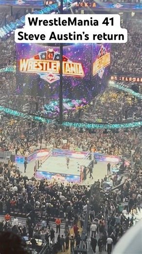 WrestleMania 41 Stone Cold Returns #wwe #lasvegas #wrestlemania #throwback