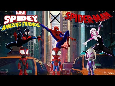 Spidey and his Amazing Friends | Into the Spider-Verse | Full AMV | Kids Videos
