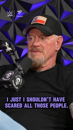 Undertaker on Instagram: "I’m sorry for being really good at my job. The new episode of #SixFeetUnder is out now on @youtube, @applepodcasts, and @spotify. @wwe @fanatics"