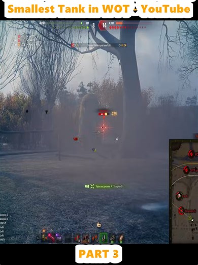Battling with the Smallest Tank in WOT