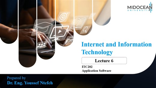 Internet and Information Technology - ITC202 - Lecture. 6
