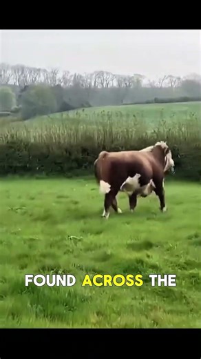 Hereford Cattle: The White-Faced BEEF LEGEND 🐄 #shorts