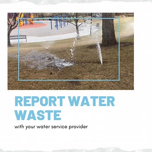 💦 What a waste! 💦 Report water waste to your water service provider – the City of Henderson, City of North Las Vegas, Las Vegas Valley Water District, Boulder City, or Big Bend Water District. https://bit.ly/2GsUbH4 | Southern Nevada Water Authority