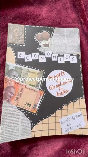 Class 12 ECONOMICS lGlobalisation Project | Full File | Best for CBSE Boards 2025 ✨📘”