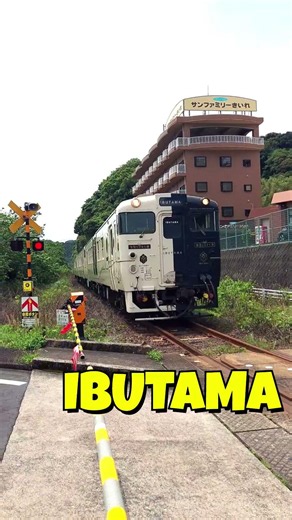 🚆✨【指宿のたまて箱】Kaizoko Crossing Passage 【貝底踏切】🌊#Shorts 🚋