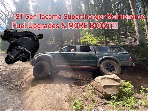 Toyota Tacoma 3.4 TRD Supercharger Maintenance, More Boost And Full Fuel System Upgrade! Video 1-2!