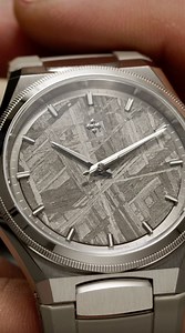 1.6K views · 3K reactions | The energy of space meets minimalism: Arsenale Meteorite presents a unique dial made from genuine meteorite. ➤ Meteorite Dial ➤ Miyota 9039, Automatic | Venezianico | Facebook