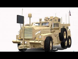 COLGAR MRAP 6x6 – Heavy Armored Tactical Vehicle 3D Model | Military Asset