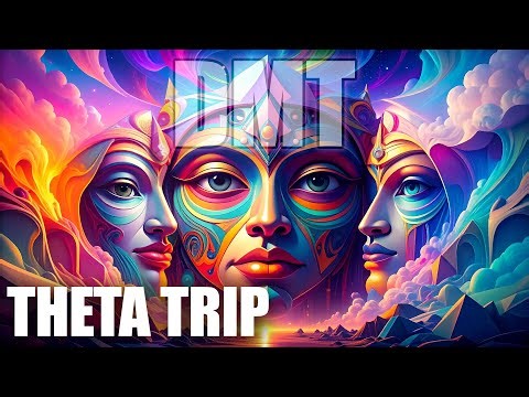 Theta Trip 7 - 4 Hz Hemi Sync | Binaural Beats | DMT Visual Journey