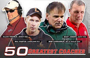 50 greatest high school football coaches of all-time