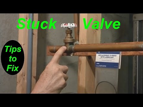 HELP! My Water Shut off Valve is Stuck - How to Fix