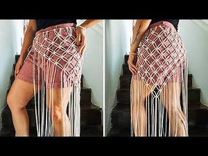 Simple Macramé Beach Cover-up | Step-by-Step Tutorial