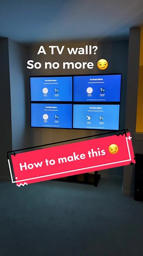 How to Link 4 TVs to Create a Spectacular Screen