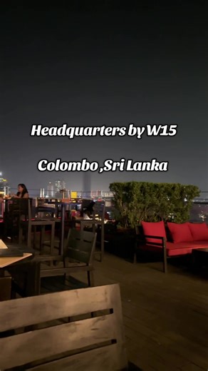 Perfect place for late-night dates 🌙 📍 Headquarters by W15 Colombo ,Sri Lanka 🇱🇰 #srilanka #datespotsincolombo #fyp #bestplaces #foryou