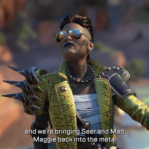 21K views · 370 reactions | Are you ready for Mad Maggie and Seer to step into the spotlight? Here are the top changes coming to Apex Legends with our next update. | Apex Legends | Facebook