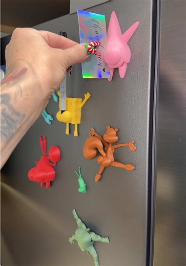 If you’re a lover of weird stuff for your house, grab these cheeky magnets. #Kitchen #Magnets #Cartoons #Funny #90s