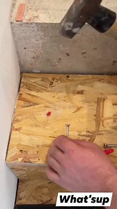 872K views · 3.3K reactions | Concrete stairs with specially moisture-resistant impregnated OSB panels... Cover concrete stairs with parquet: tread steps made of parquet, riser... #How #howto #home #HomeDecor #decor #design #flooring #floors #work #working #cabin #cabincrew #house #designer #realestate #realtor #virals #trend #trendingreels #building #logcabin #diy #dreamhome #ideas #parquet | Johny Since | Facebook