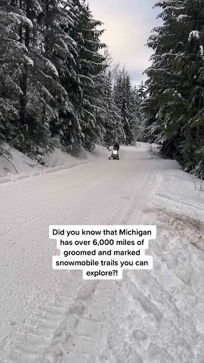 Take yourself on a fun snowmobiling adventure this winter!! #snowmobile #sledmichigan #winteradventures #polarisadventures