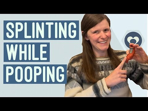 What is splinting while you poop? Pelvic PT explains!