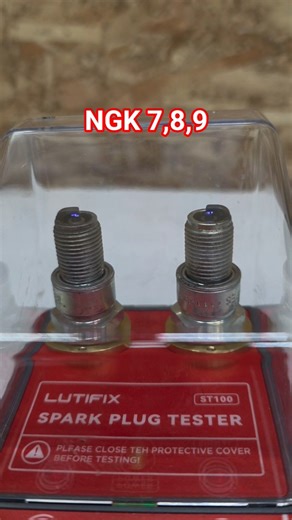 Spark Plug Test NGK BR 7 vs 8 vs 9 #test #science #ngk #spark #plug #car #truck #daily #toy