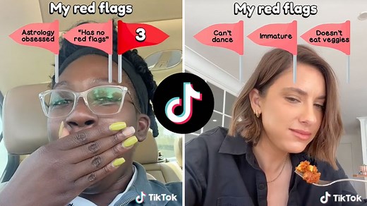 How to get the viral red flag filter on TikTok