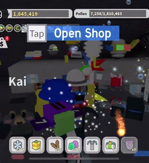 Buying the Porcelain Dipper in #beeswarmsimulator in #roblox