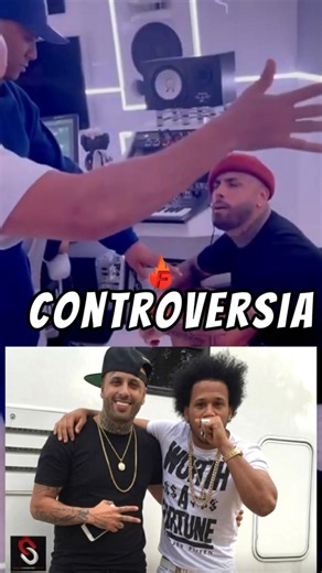 NICKY JAM SACA🤯A EL ALFA🦍DEL ESTUDIO⁉️🤣 #nickyjam #elalfa