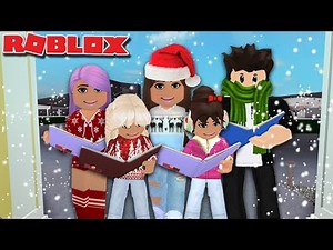 GOING CAROL SINGING AS A FAMILY | Bloxburg Family