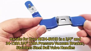 Amazon.com: EAORBD Ball Valve Repair Handle for Zurn RK34-BVHD 3/4" Stainless Steel Ball Valve Handle, Blue - 2 Pack : Industrial & Scientific