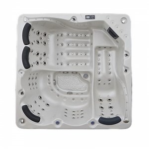 [Hot Item] Wholesale 6 Persons Used Quality Luxury Acrylic SPA Hot Tub Outdoor for Backyard with Comfort Lounge Seating