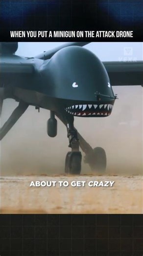 When You Put a Minigun on the Attack Drone