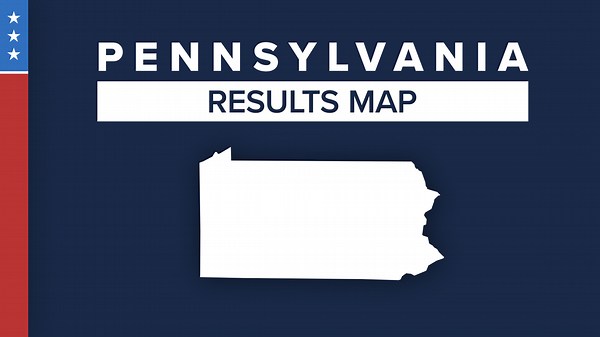 Interactive map: County-by-county election results for key 2024 Pennsylvania races