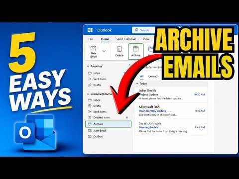 How to Archive Emails in Outlook (5 Easy Methods)