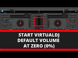 Virtual DJ Tips: Start VirtualDJ with Default Volume at Zero