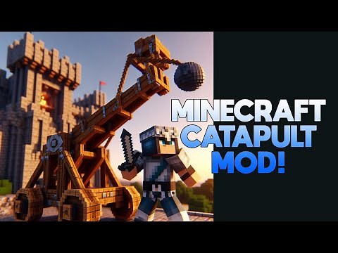 This Catapult Mod for Minecraft is Amazing! - Bedrock/Education/mcpe
