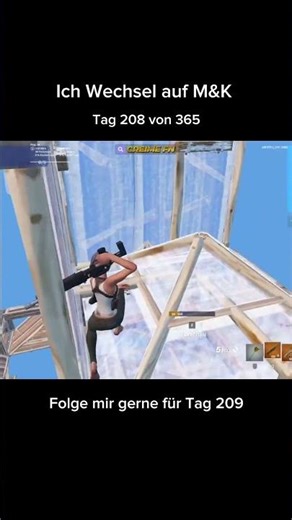 Ich Wechsel von Controller auf M&K Tag 208 von 365 #fortnite #gaming #viral #tastatur #controller