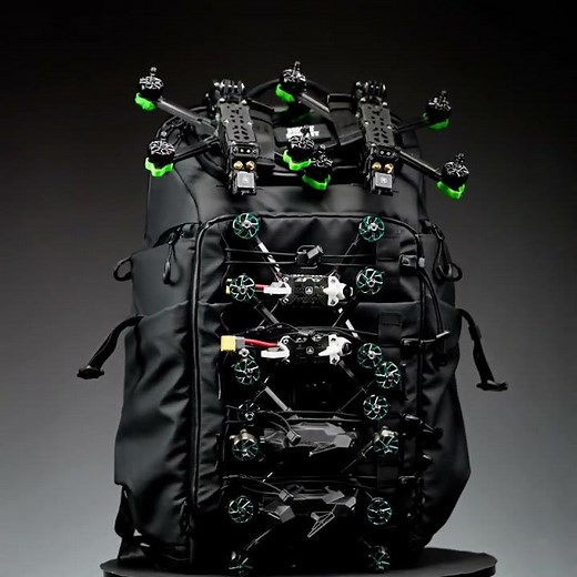 iFlight FPV Backpack V2 loadout test, how many FPV drones can it carry? 😏 #iflight #iflightfpv
