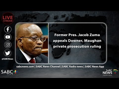 President Jacob Zuma takes private prosecution court ruling to the SCA