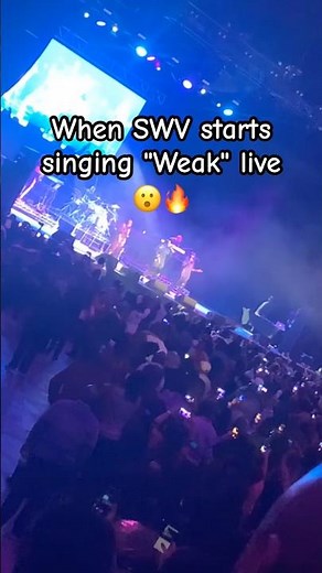 SWV singing Weak live 🔥 90s R&B still hits🎶🎤