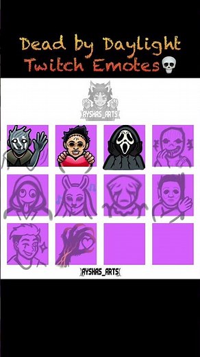 Dead by Daylight Twitch Emotes
