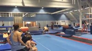 Double twisting double back punch double front! | International Gymnast Magazine