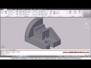 AutoCAD 3D Objects Modeling Tutorial for Beginners | AutoCAD 2010 Video Lecture | Complete Course of AutoCAD 3D (Basic and Advanced) - Software Development
